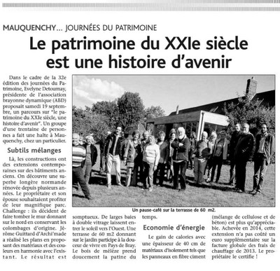 Article de La Dépêche du 23/09/2015