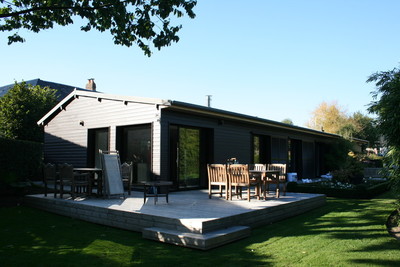 Terrasse extérieure vue sur le jardin