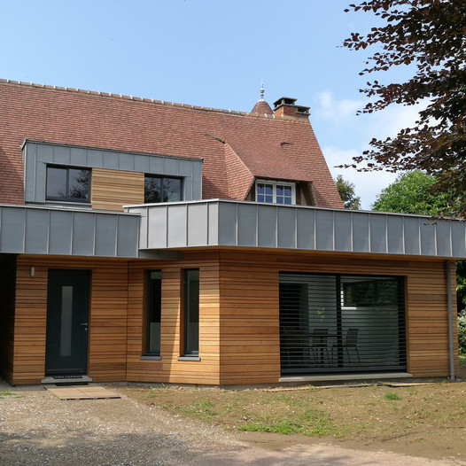 Vue extérieure de l'extension