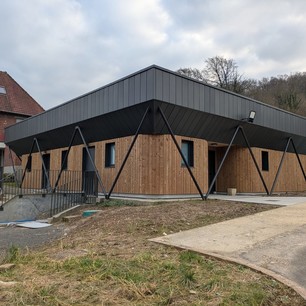rénovation d'une salle commune réalisée par Artech Architecture - Lucille Régnier