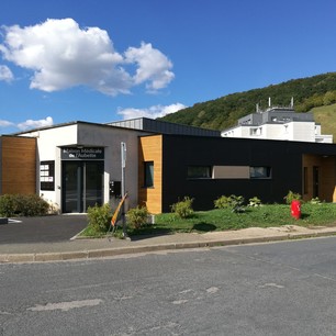 Façade de la maison médicale de l'Aubette après travaux