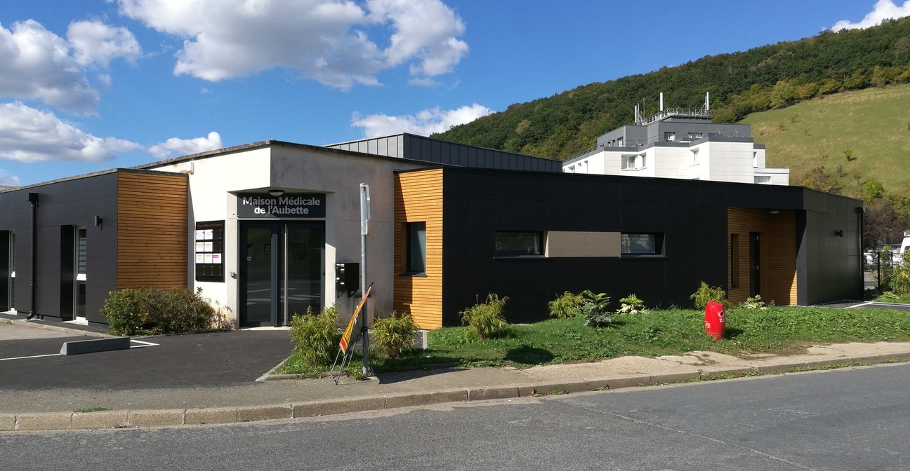Façade de la maison médicale de l'Aubette après travaux