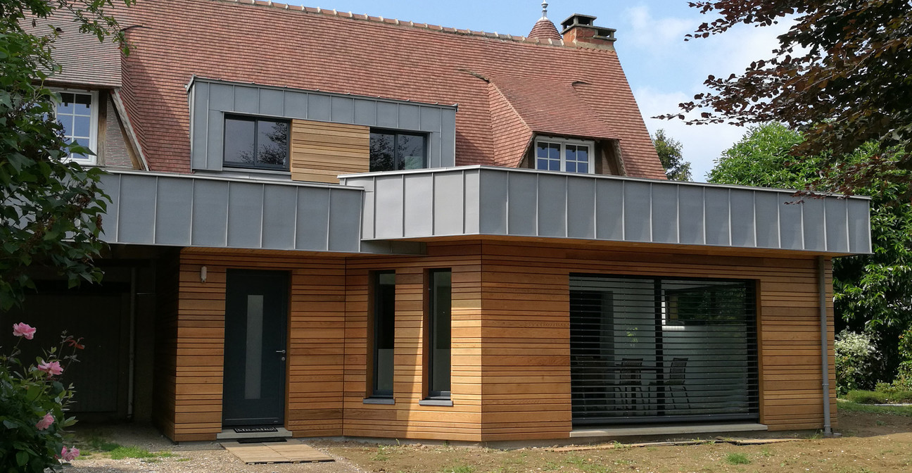 Vue extérieure de l'extension